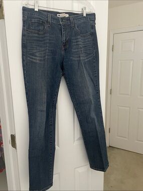 Levi's 505 Straight Leg Women's Jeans - Dark Blue Wash